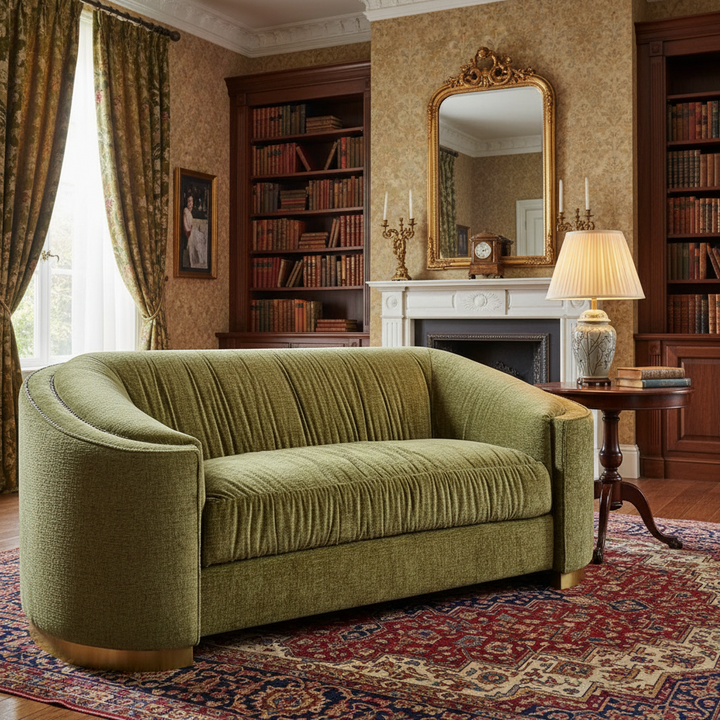 Edna 2 Seater Sofa - Moss