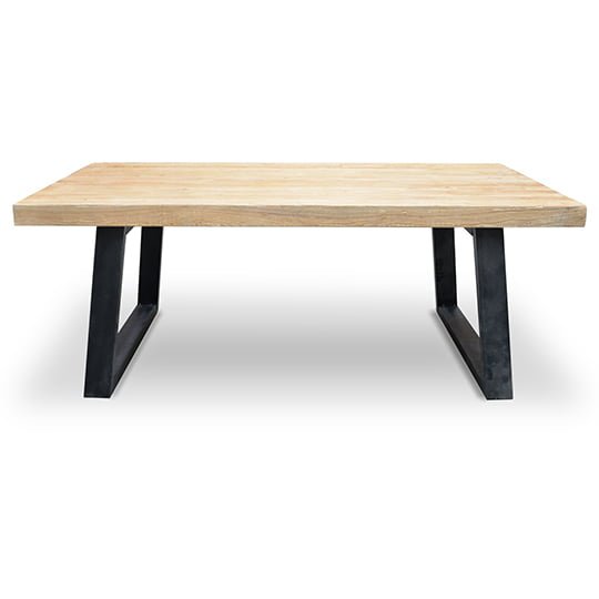 Edwin 1.98m Reclaimed Elm Wood Dining Table