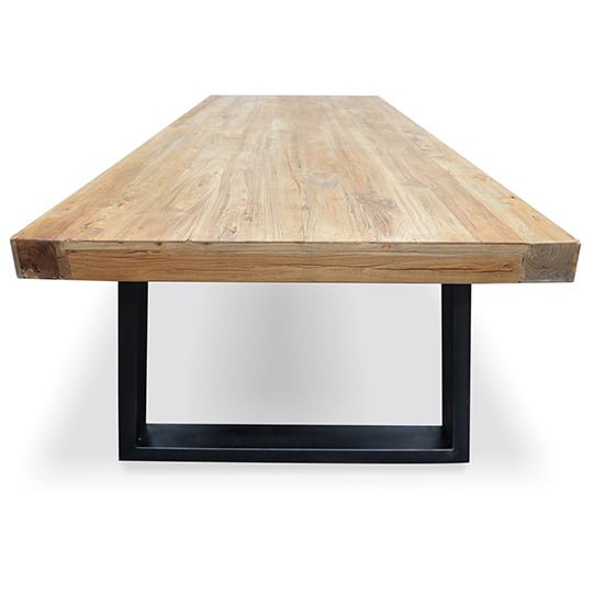 Edwin 1.98m Reclaimed Elm Wood Dining Table