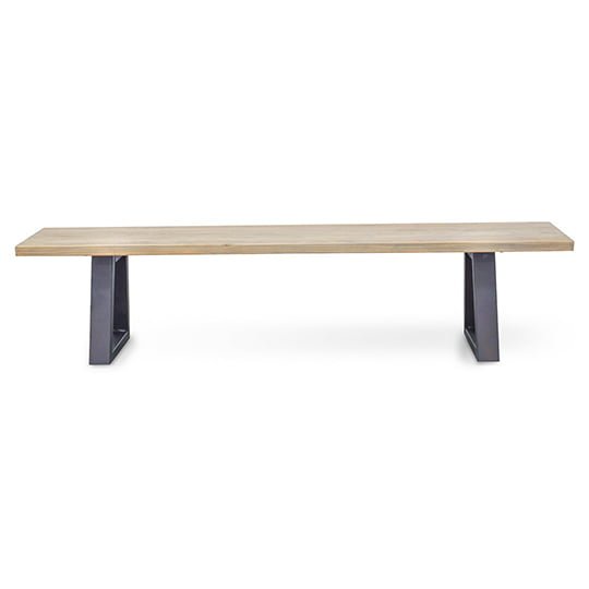 Edwin 2m Reclaimed Elm Wood Bench - Natural