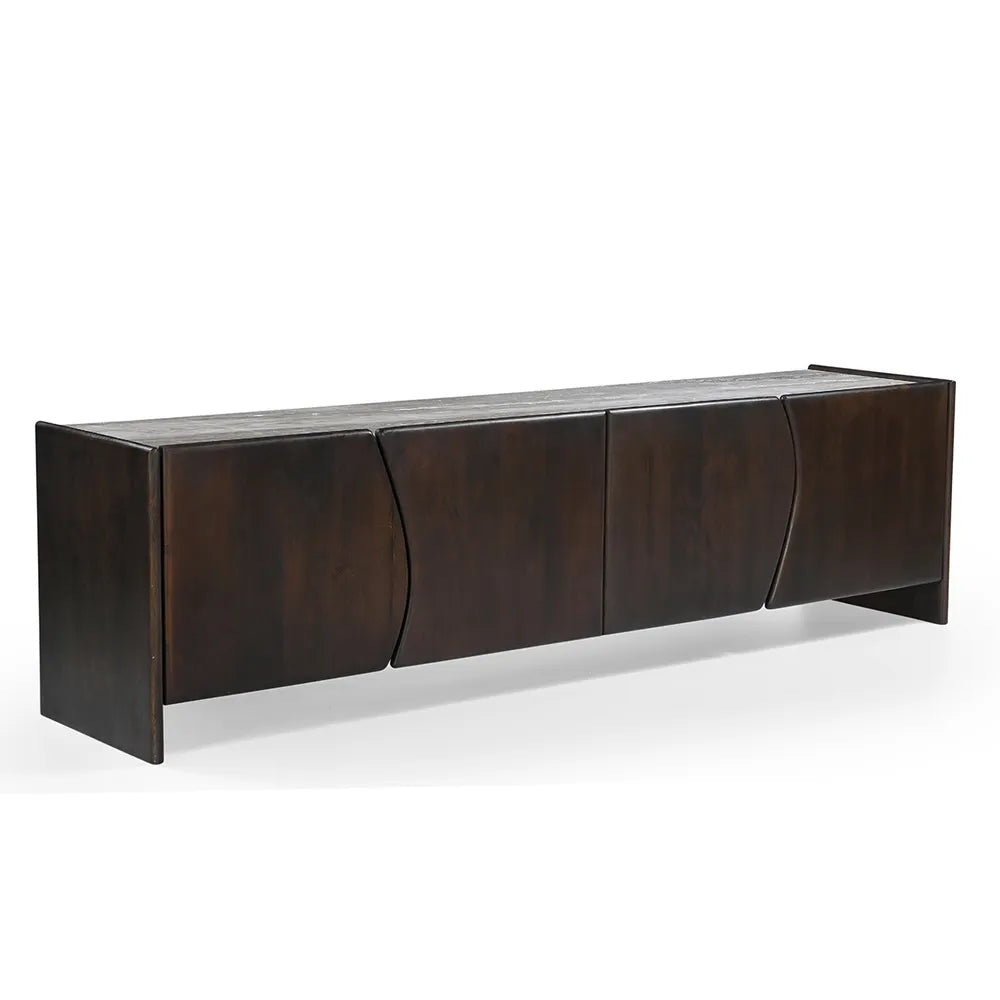 Newell Creek Entertainment Unit - Walnut