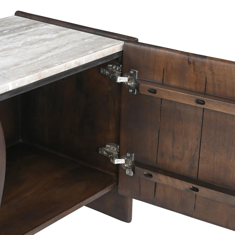Newell Creek Entertainment Unit - Walnut