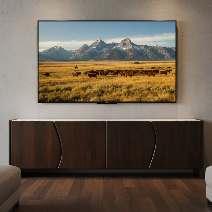 Newell Creek Entertainment Unit - Walnut