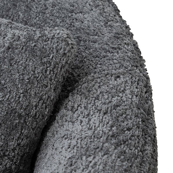 Efren Fabric Armchair - Iron Grey