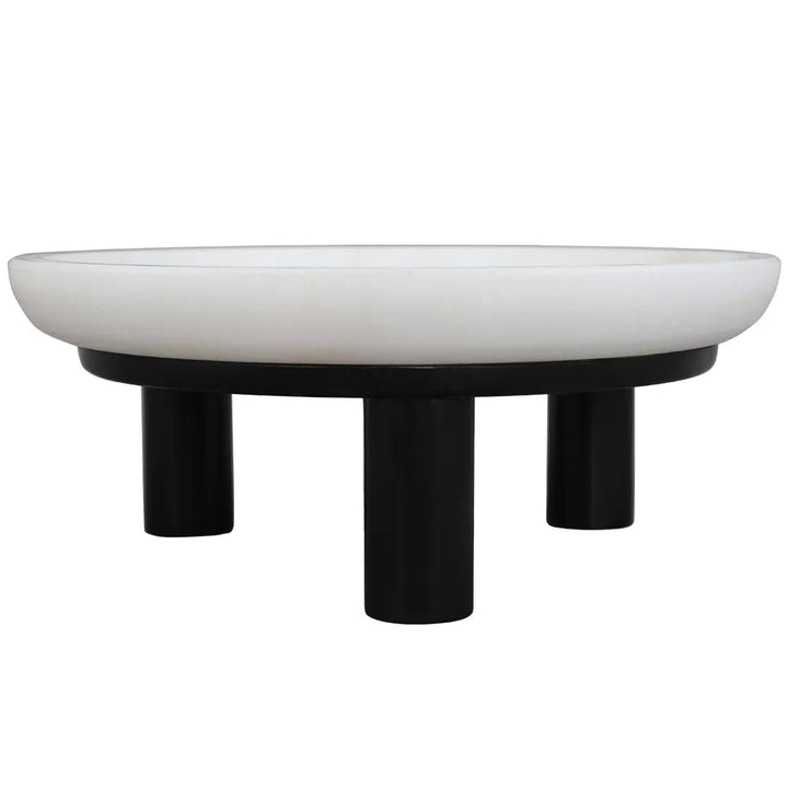 Eileen Footed Bowl - Large Black