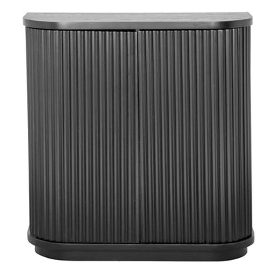 El Nino 100cm Wooden Storage Cabinet - Black
