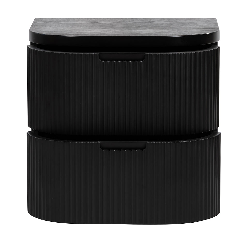 El Nino Bedside Table - Full Black