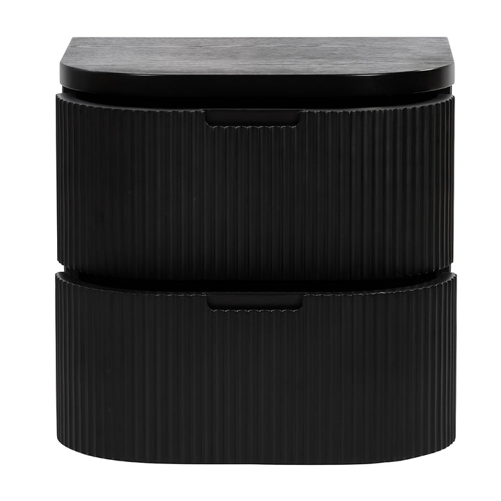 El Nino Bedside Table - Full Black