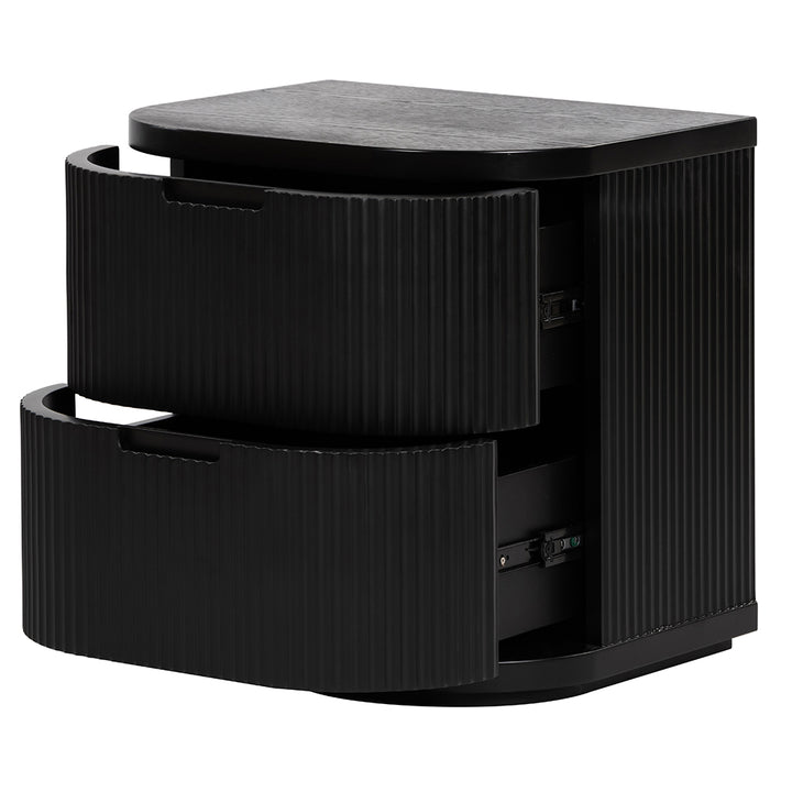 El Nino Bedside Table - Full Black