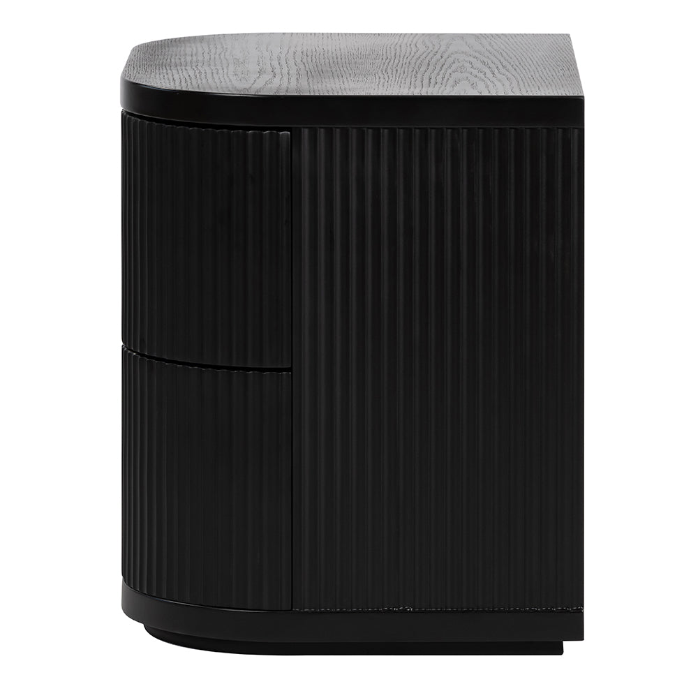 El Nino Bedside Table - Full Black