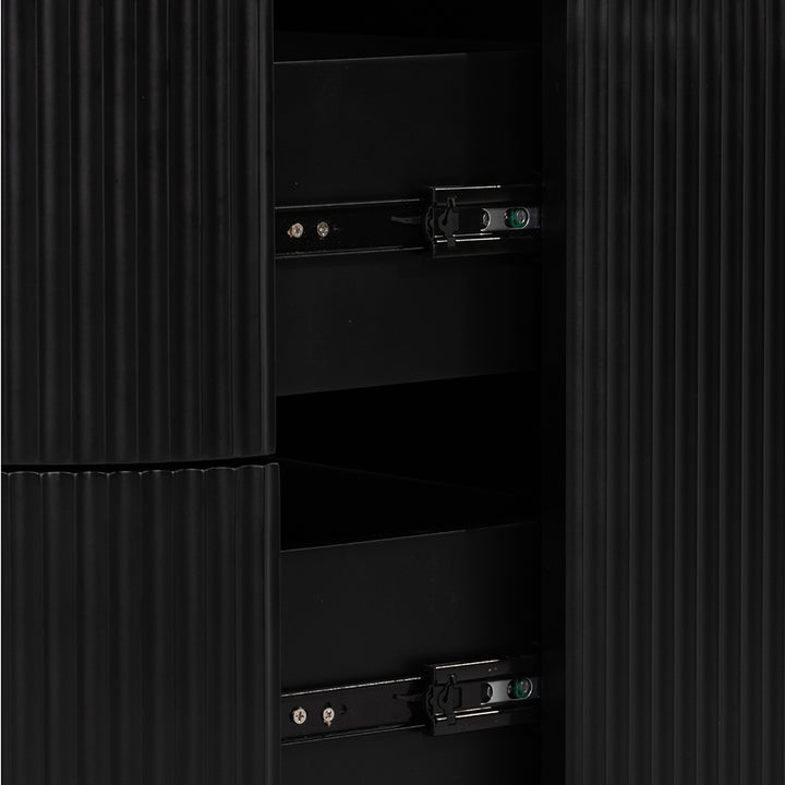 El Nino Bedside Table - Full Black