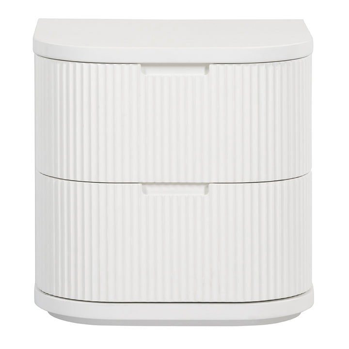 El Nino Bedside Table - Full White
