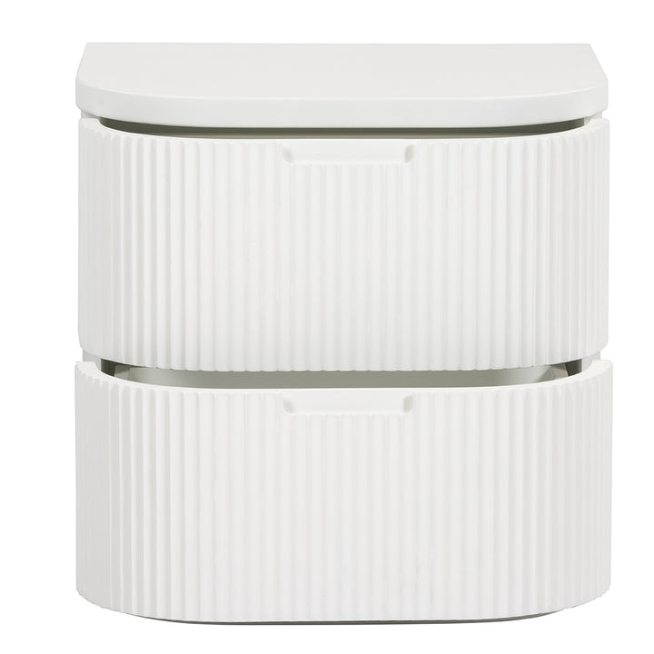 El Nino Bedside Table - Full White