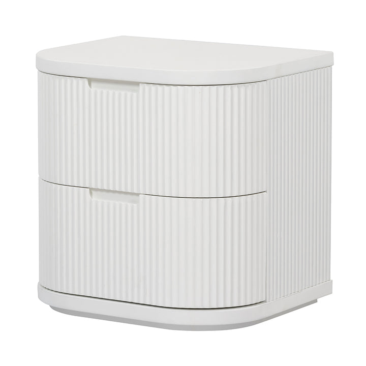 El Nino Bedside Table - Full White