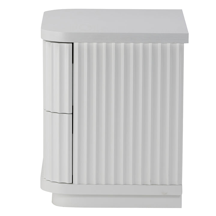 El Nino Bedside Table - Full White