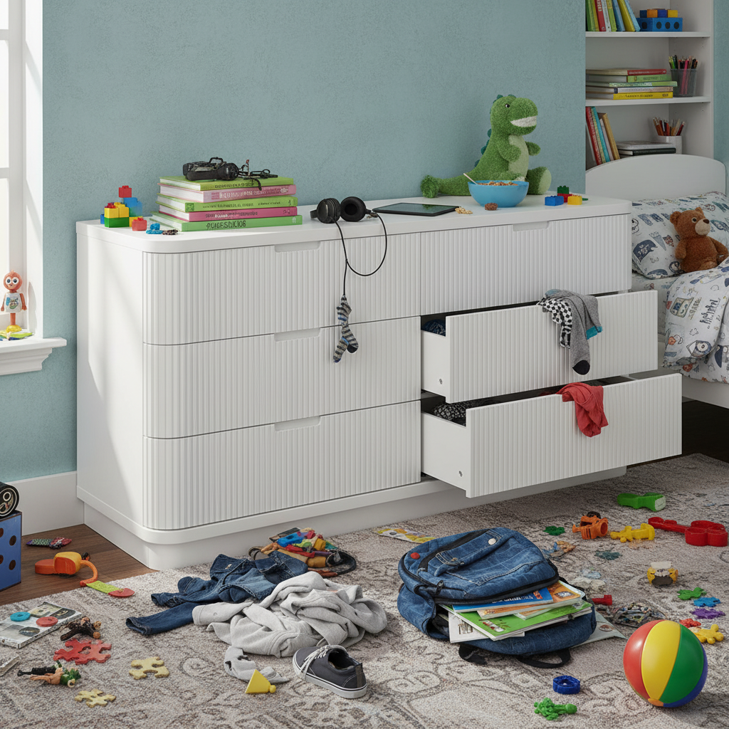 El Nino Dresser - Full White