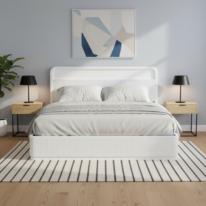 El Nino King Bed - Full White