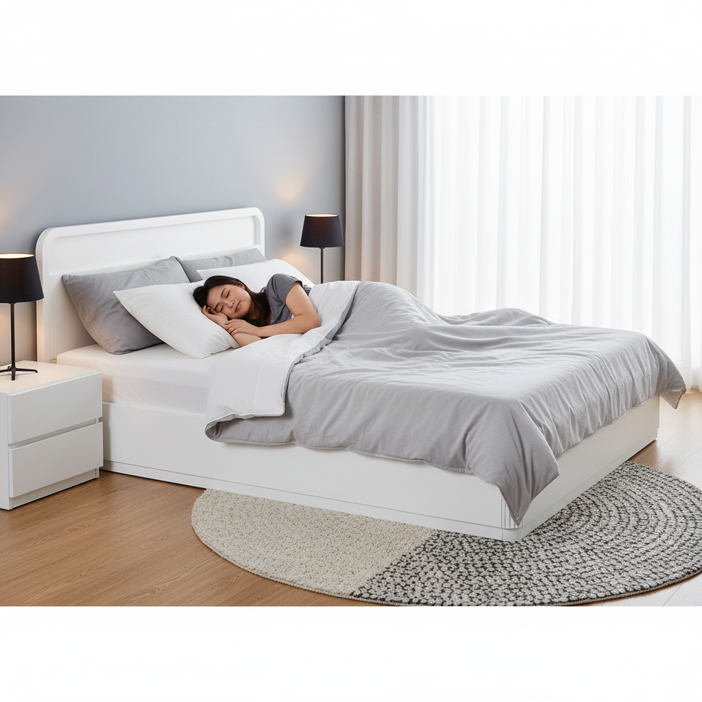 El Nino King Bed - Full White
