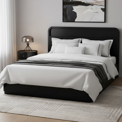 El Nino Queen Bed - Full Black