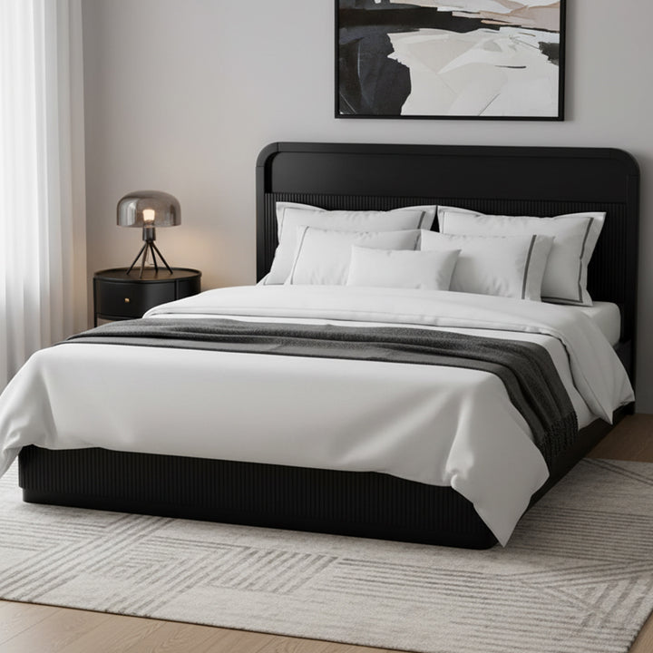 El Nino Queen Bed - Full Black