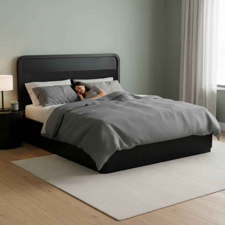 El Nino Queen Bed - Full Black