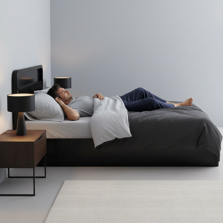 El Nino Queen Bed - Full Black