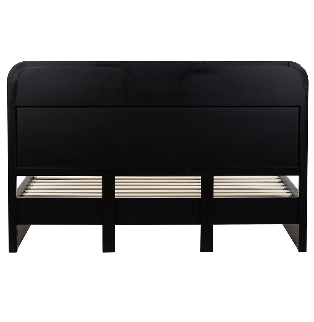El Nino Queen Bed - Full Black