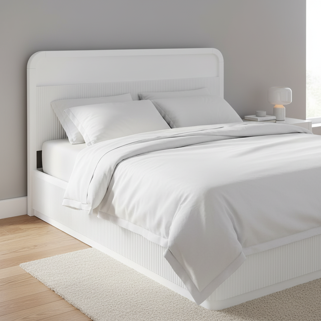 El Nino Queen Bed - Full White