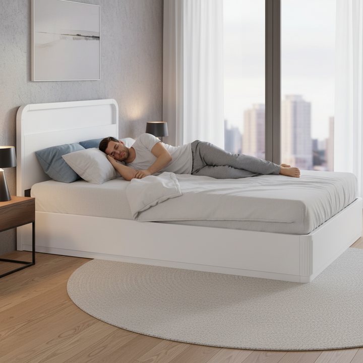 El Nino Queen Bed - Full White