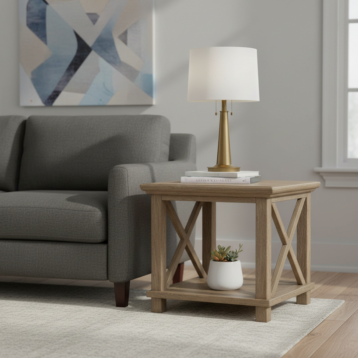 Elin Solid Lamp Table