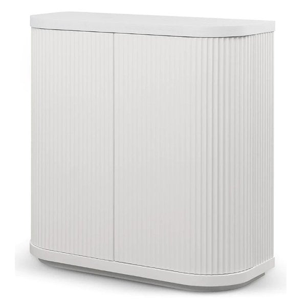 Elino 100cm Wooden Storage Cabinet - White