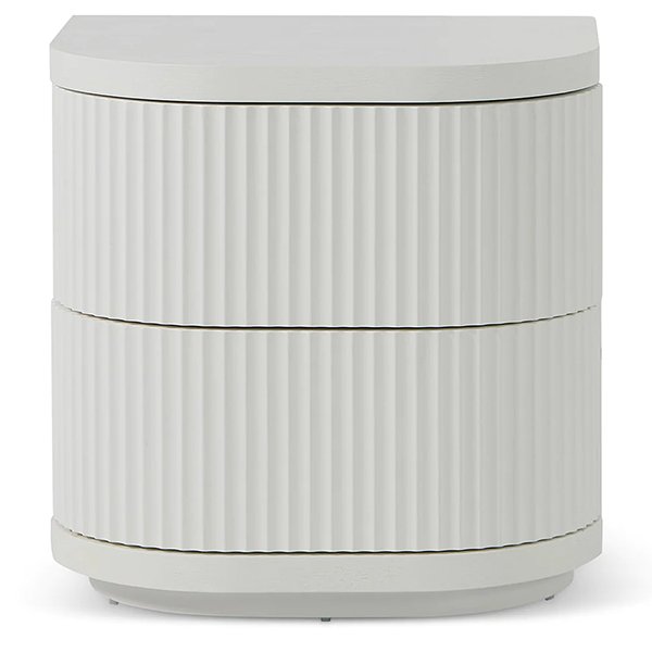 Elino Bedside Table - Full White