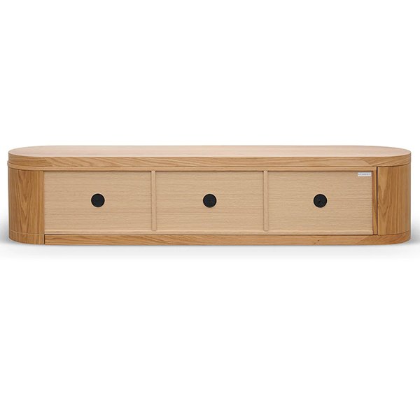 Eliza Expandable TV Entertainment Unit - Natural Oak