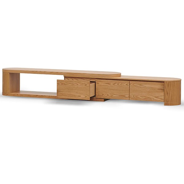 Eliza Expandable TV Entertainment Unit - Natural Oak