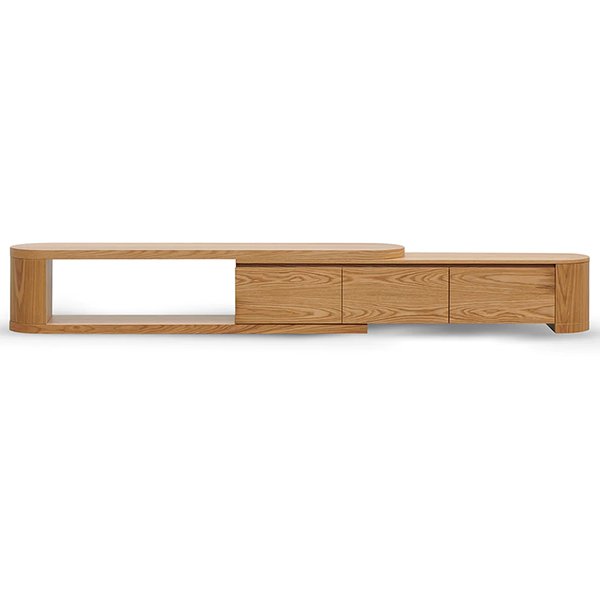 Eliza Expandable TV Entertainment Unit - Natural Oak