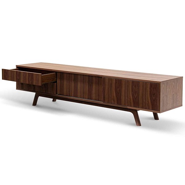 Ella 2.1m TV Entertainment Unit - Walnut