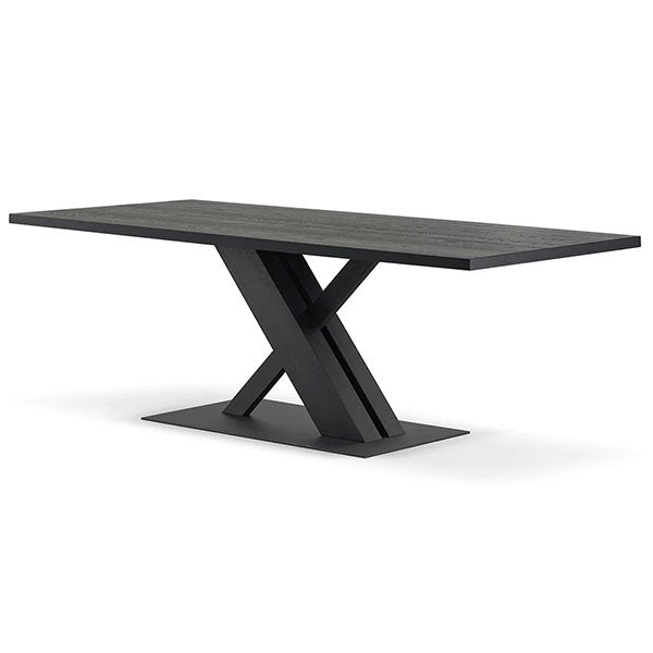 Elma 2.2m Dining Table - Full Black