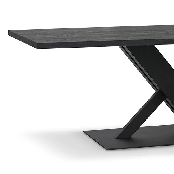 Elma 2.2m Dining Table - Full Black