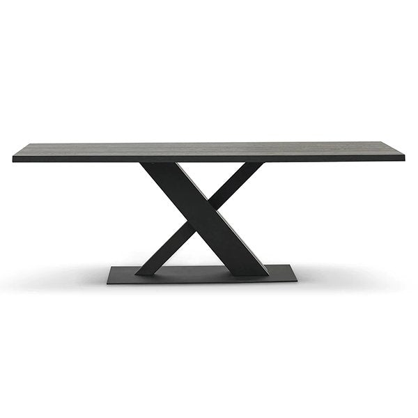 Elma 2.2m Dining Table - Full Black