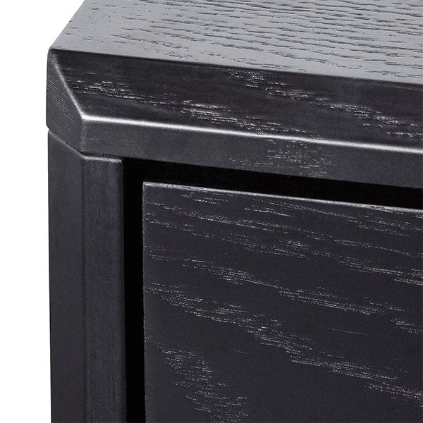 Eloise 3 Drawers Dresser Unit - Black Oak