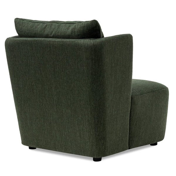 Elvina Fabric Armchair - Fir Green