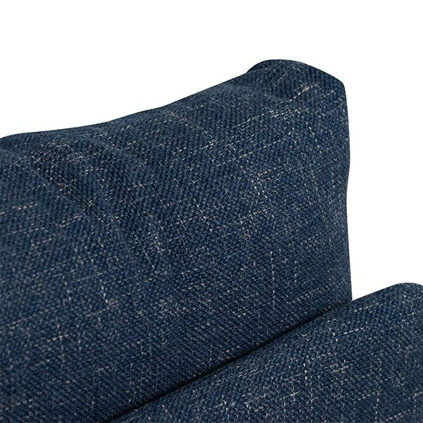 Emilis Fabric Armchair - Dark Blue