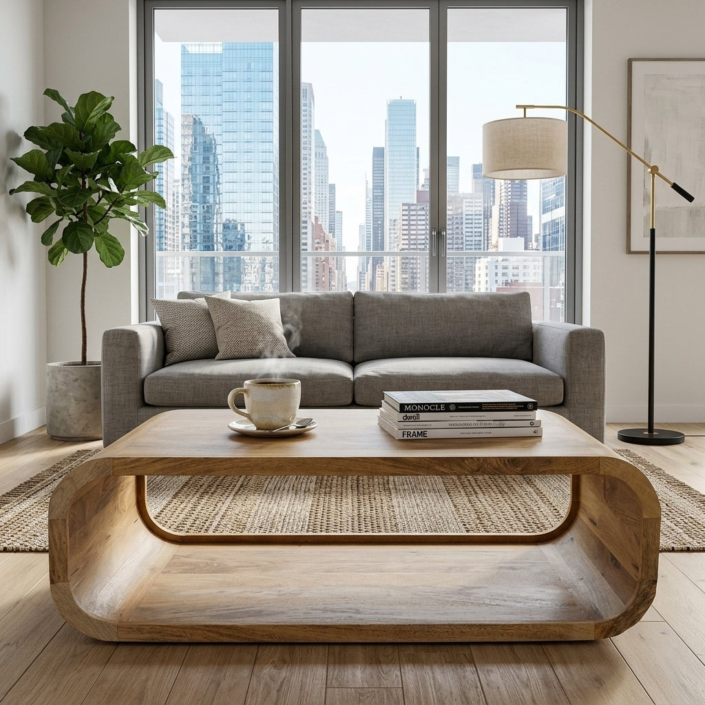 Enlighten Solid Timber Coffee Table