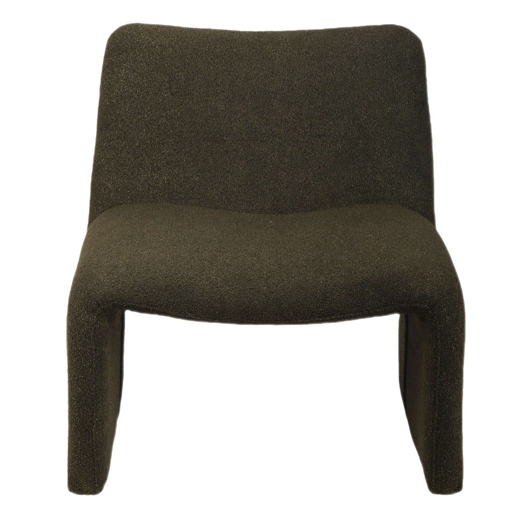 Enzo Boucle Accent Chair - Forest