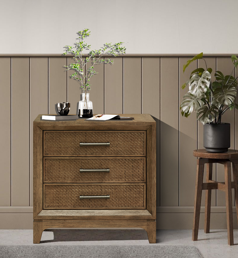 Eryn 3 Drawer Bedside Table