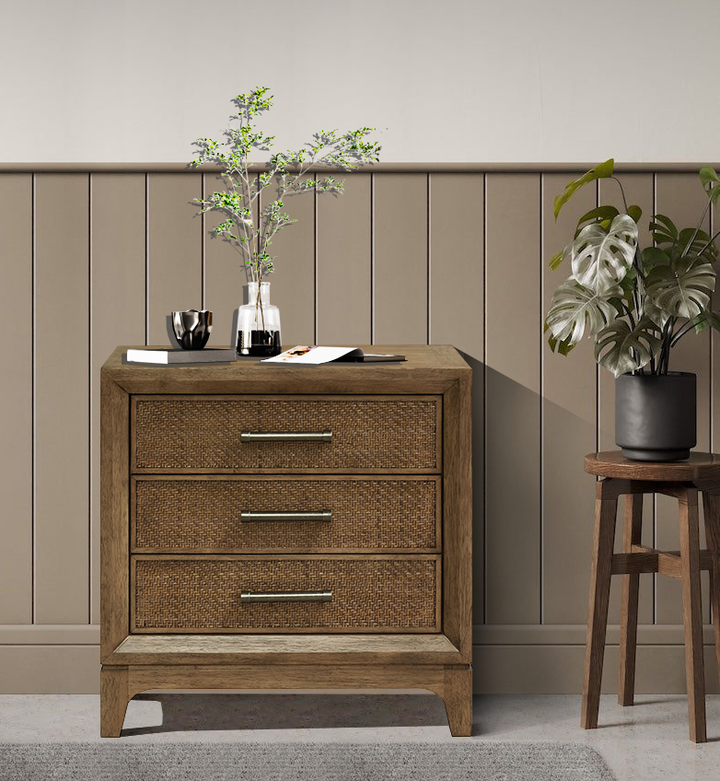 Eryn 3 Drawer Bedside Table