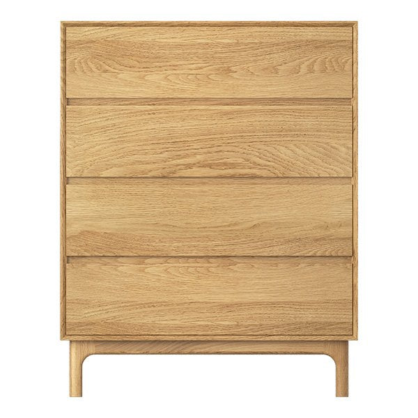 Evans Solid Oak Tallboy