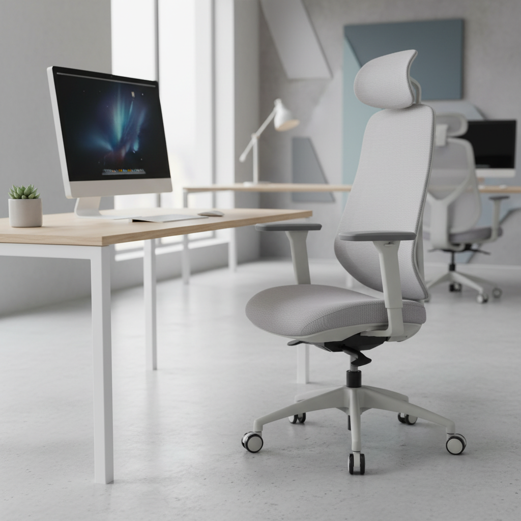 Everest Mesh Back Ergonomic Premium Office Chair with Headrest