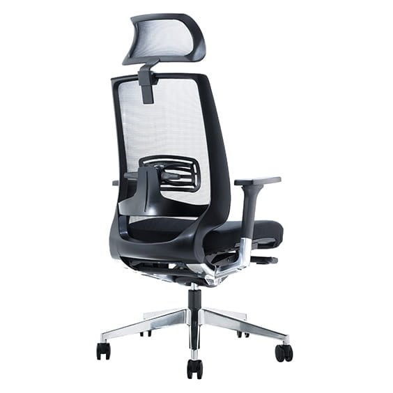 Evita High Back Mesh Executive Office Chair with Headrest