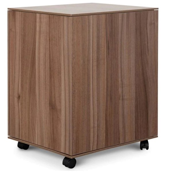 Excel 2 Drawer Wooden Mobile Pedestal - Walnut